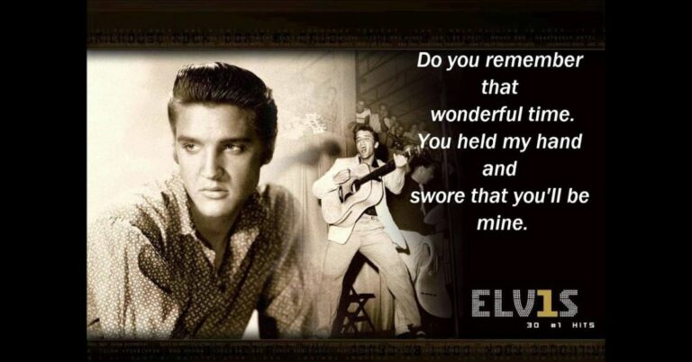 Elvis Presley Paralyzed