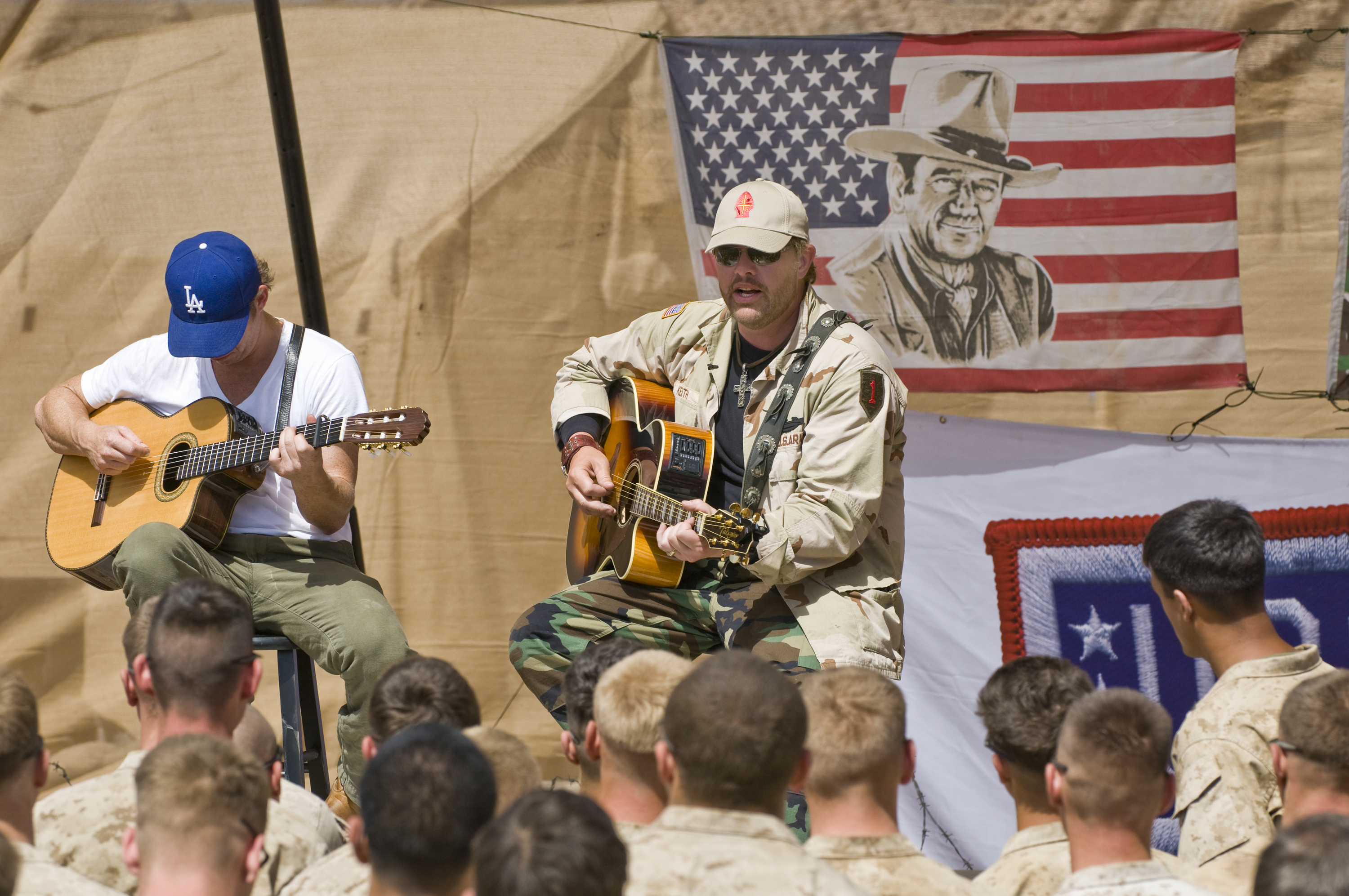 Country music megastar Toby Keith started his seventh USO tour in Afghanistan April 21, 2009, and