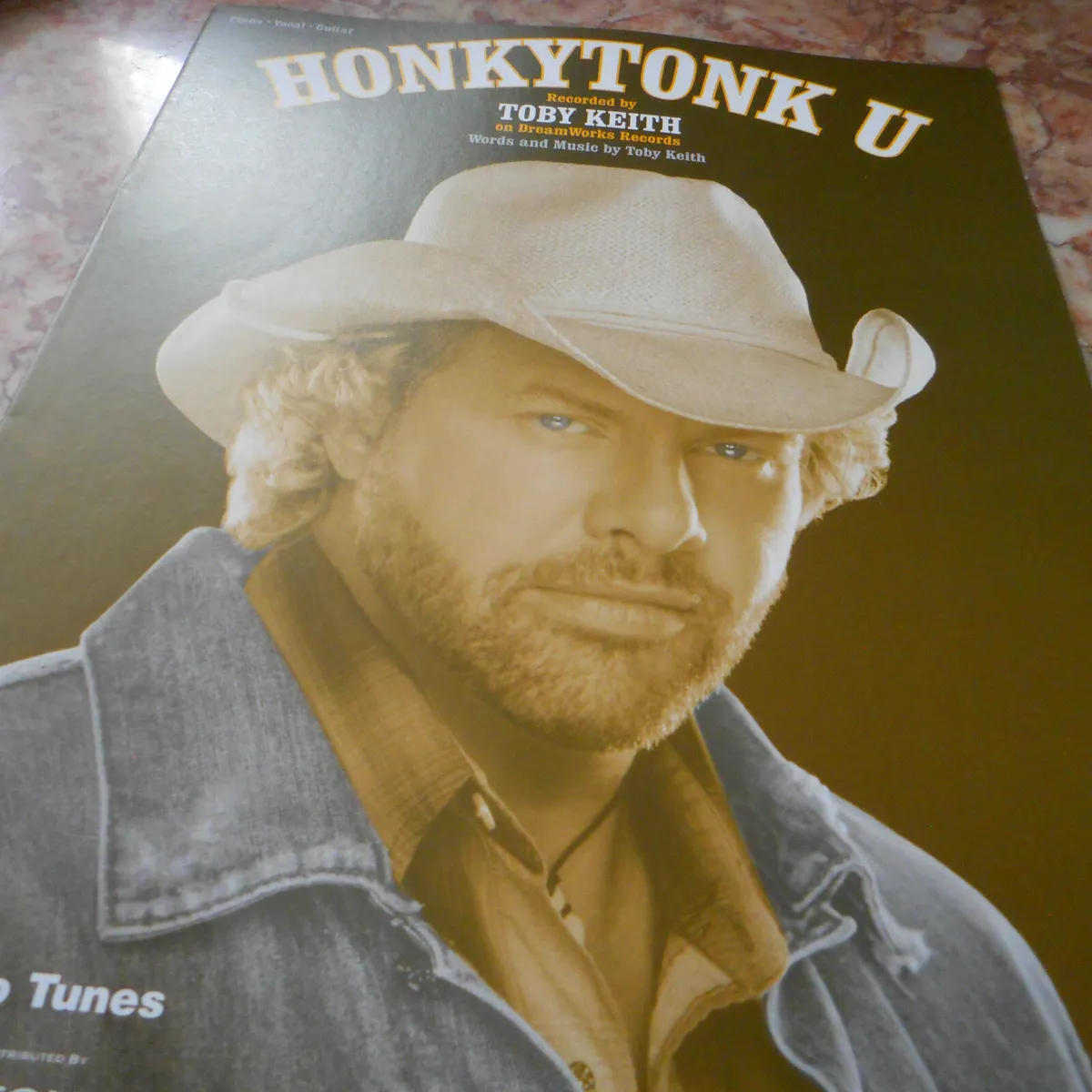 Toby Keith Honkytonk U 2005 Photo Sheet Music | eBay