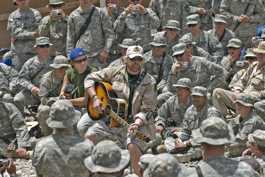 Toby Keith on USO tours