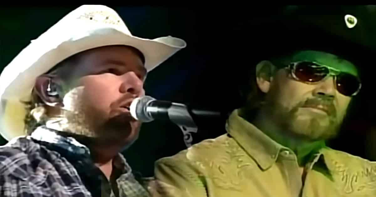 Hank Williams Jr. Joyfully Watched Toby Keith Singing “A Country Boy Can Survive”